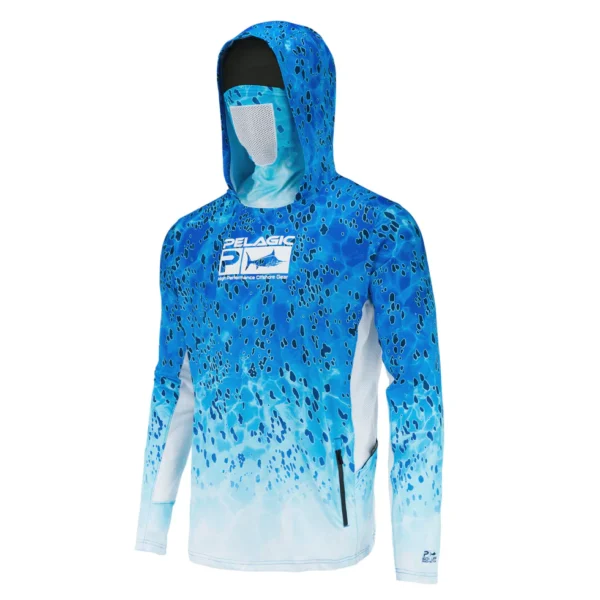 Felpa exo tech dorado pelagic blu