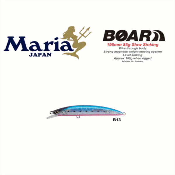MARIA JAPAN Boar slow sinking 195 mm 85g